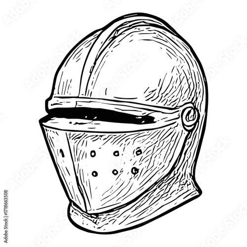Classic Knight Helmet