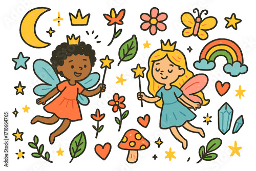 little girl with flowers