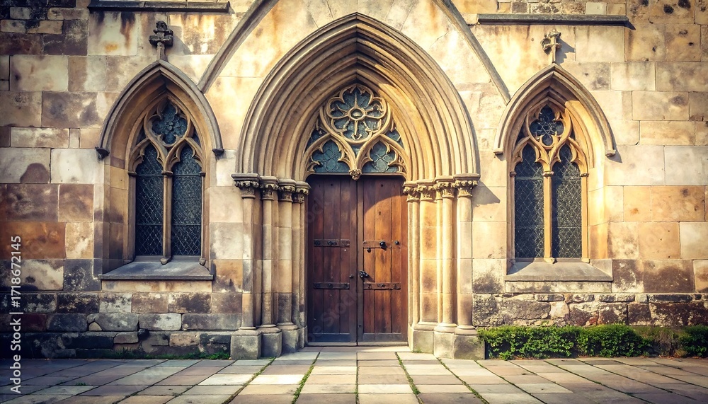 Fototapeta premium Ornate church doorway