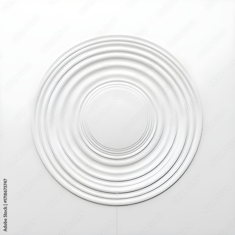 Obraz premium white circle background