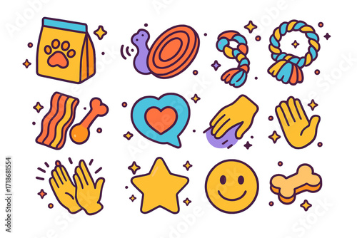 vector set of abstract symbols