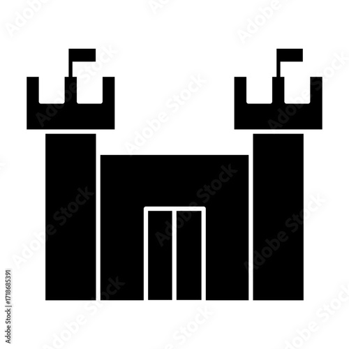 Castle black icon