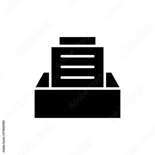 Archive folders icon vector for web and mobile app. Document vector icon. Archive storage icon.