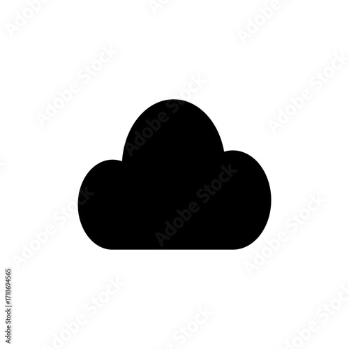 Cloud icon vector for web and mobile app. cloud sign and symbol