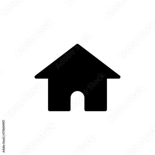 House icon vector for web and mobile app. Home sign and symbol