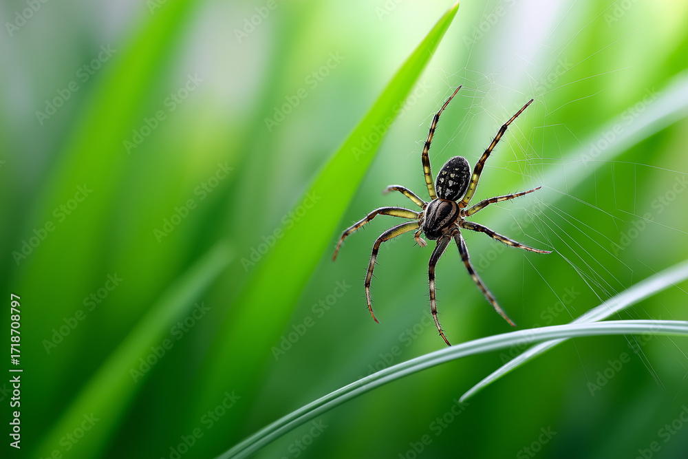 Fototapeta premium .Spiders on a Web