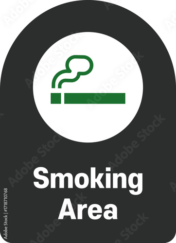 Smoking Area Sign