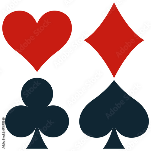 Card game icon vector. Ideal for gaming, gambling, and entertainment themes. A simple, clear symbol representing a deck of playing cards.