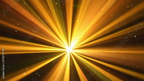 Wallpaper Mural yellow spotlight beam shining isolated on transparent background flashing in slow motion Torontodigital.ca