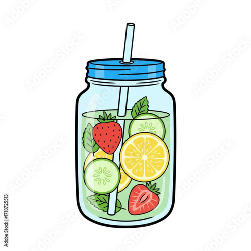 detox water jar