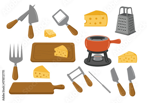 Cheese knives and tools A collection for cheese preparation and serving