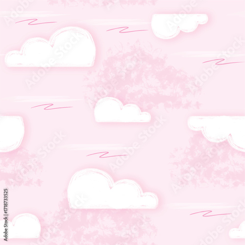 eamless Teddy bear pattern design for woman apparel such as nightwear, sweatshirt, t-shirt, knitwear and other uses.Little princess seamless pattern. Cute icons. Repeat pattern for kids