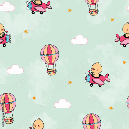 eamless Teddy bear pattern design for woman apparel such as nightwear, sweatshirt, t-shirt, knitwear and other uses.Little princess seamless pattern. Cute icons. Repeat pattern for kids