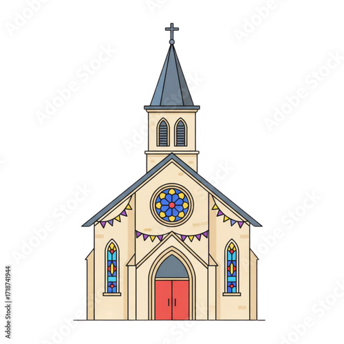 church building front