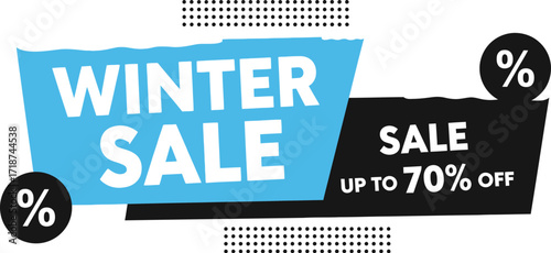 Winter sale up to seventy percent off limited time offer now