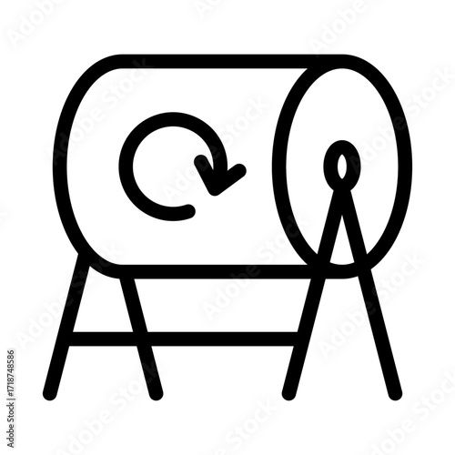 Icon Name Line Icon of Composting Icon Set