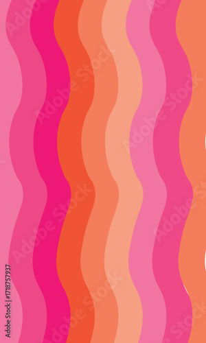 fondo vertical con lineas irregulares de tonos rosa y naranja 
