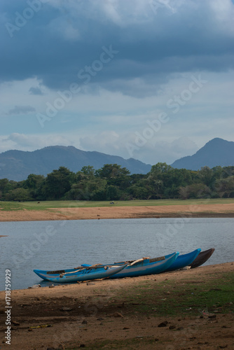 boat on the lake