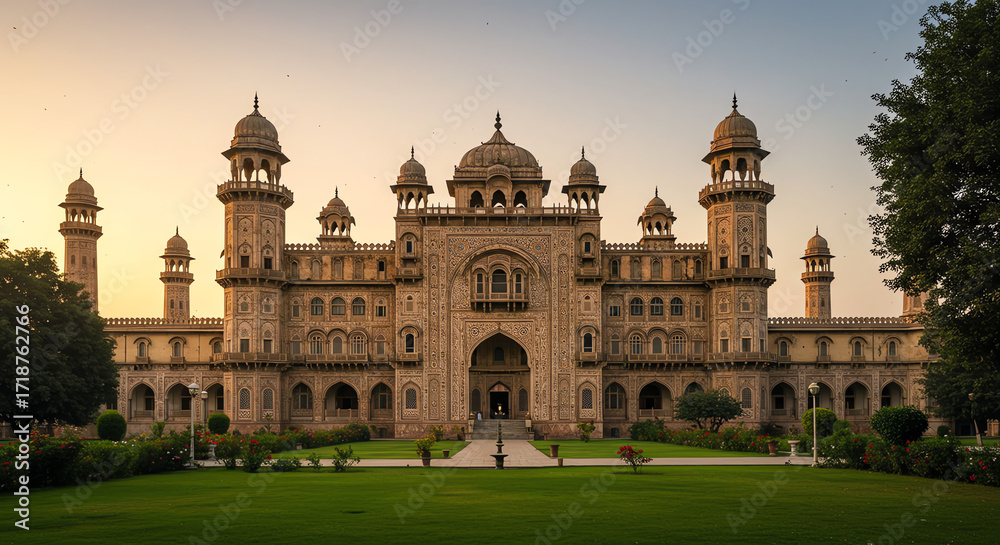 Fototapeta premium Majestic palace India architecture building facade