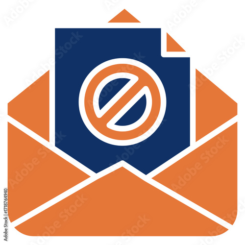 Spam solid color icon
