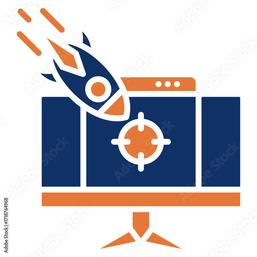 Ddos solid color icon