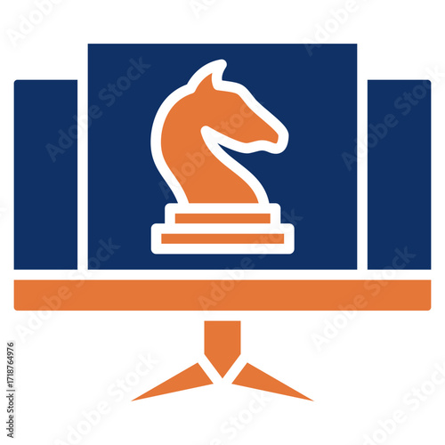 Trojan solid color icon