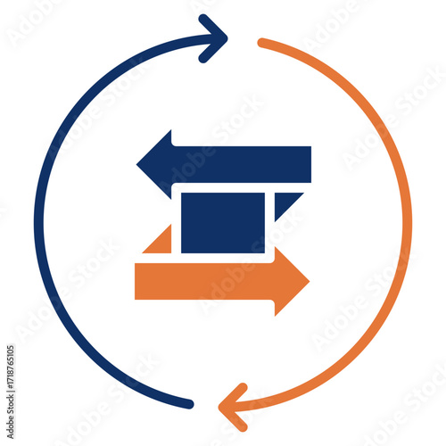 Equivalent solid color icon