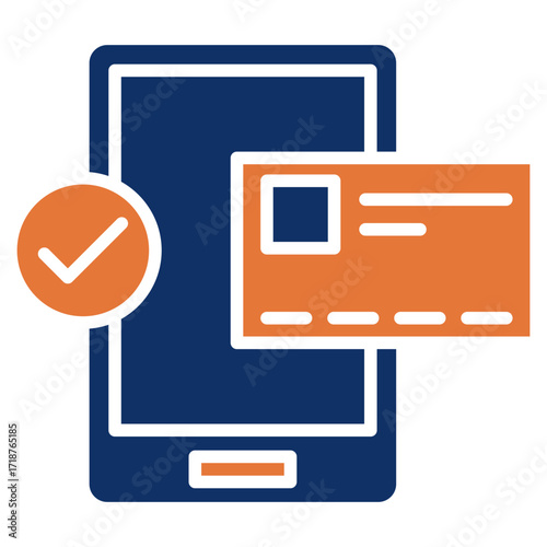 Pay solid color icon