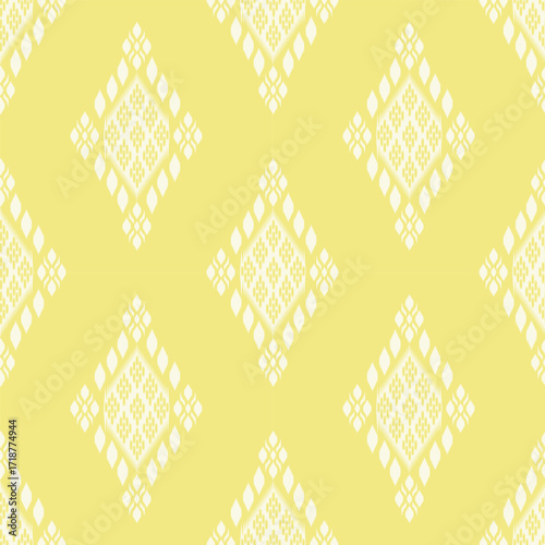 popular Thai silk pattern for textile industry this pattern is originated in Thailand and this Thai texture is used for Thailand father and mother day and Thai traditional costume outfit dress shirt