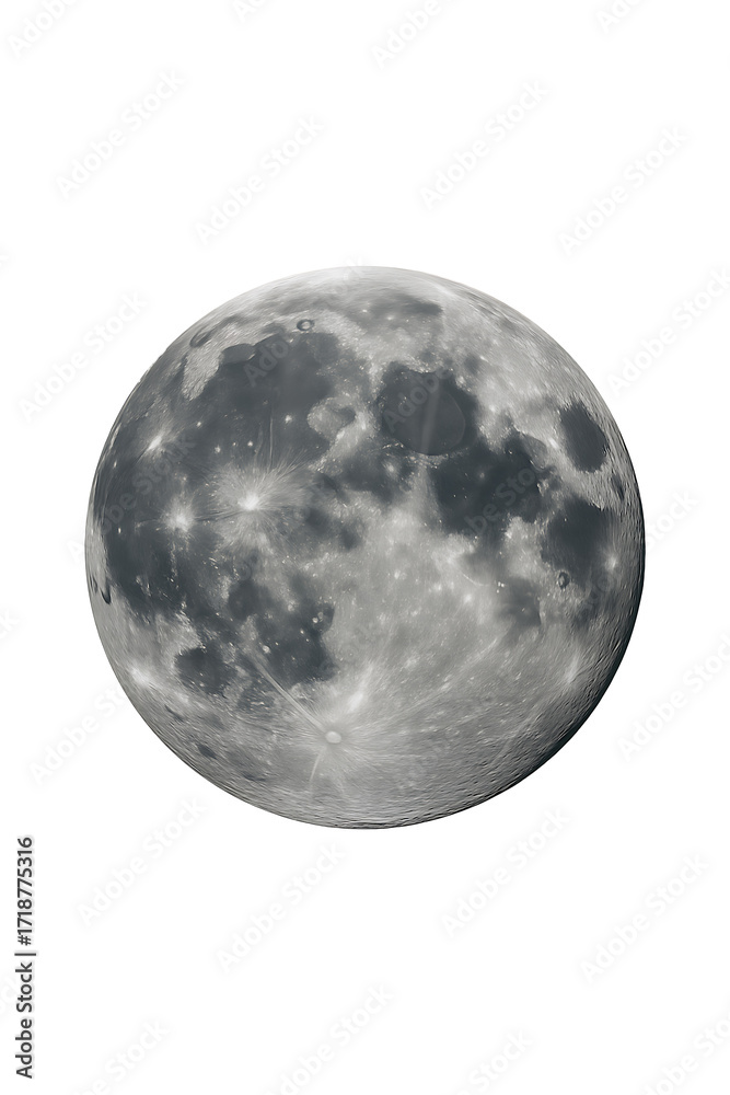 Obraz premium Futuristic Moon Sky High quality Realistic image