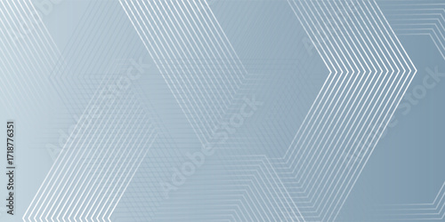 Abstract hexagon lines on gray background. Geometric stripe line art design modern. vector illustration eps10