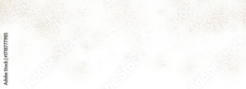Beige sand gradient texture. Grainy gritty noise background. Dotted grunge sandy backdrop. Small light specks, speckles and dots textured powder effect. Vector tiny dust particles overlay wallpaper