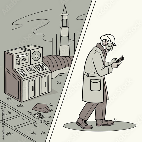 man and woman in the city