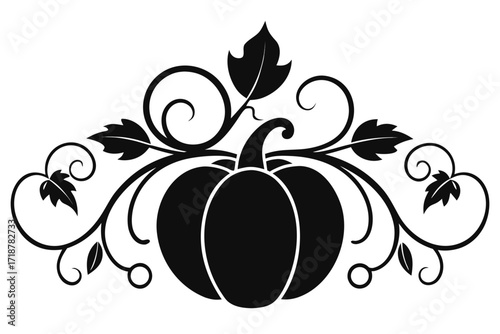black and white flower