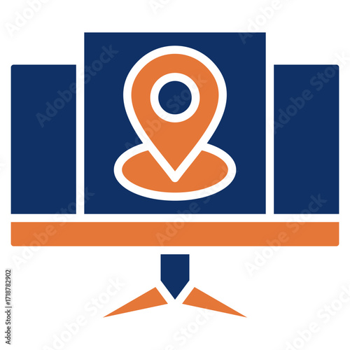 Ip Address solid color icon