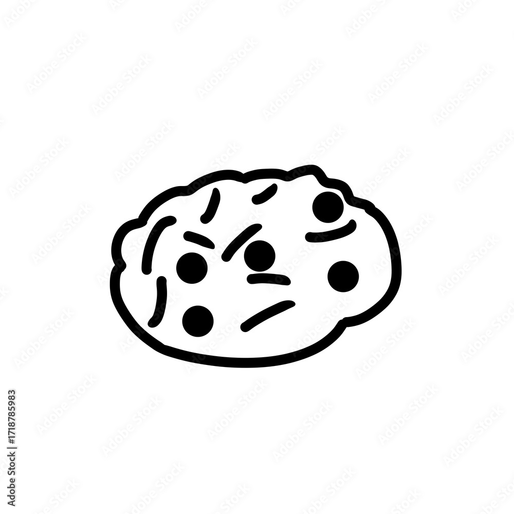 Fototapeta premium Cookies icon