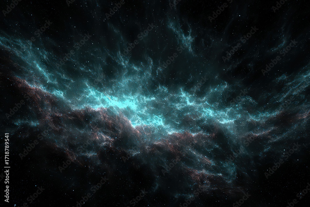 Fototapeta premium Vast Nebulae In Deep Space