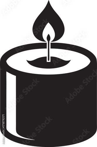 Artisan or Homemade Candle Icon
