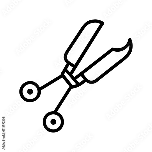 Illustration of a plier in vector format