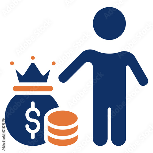 Value solid color icon