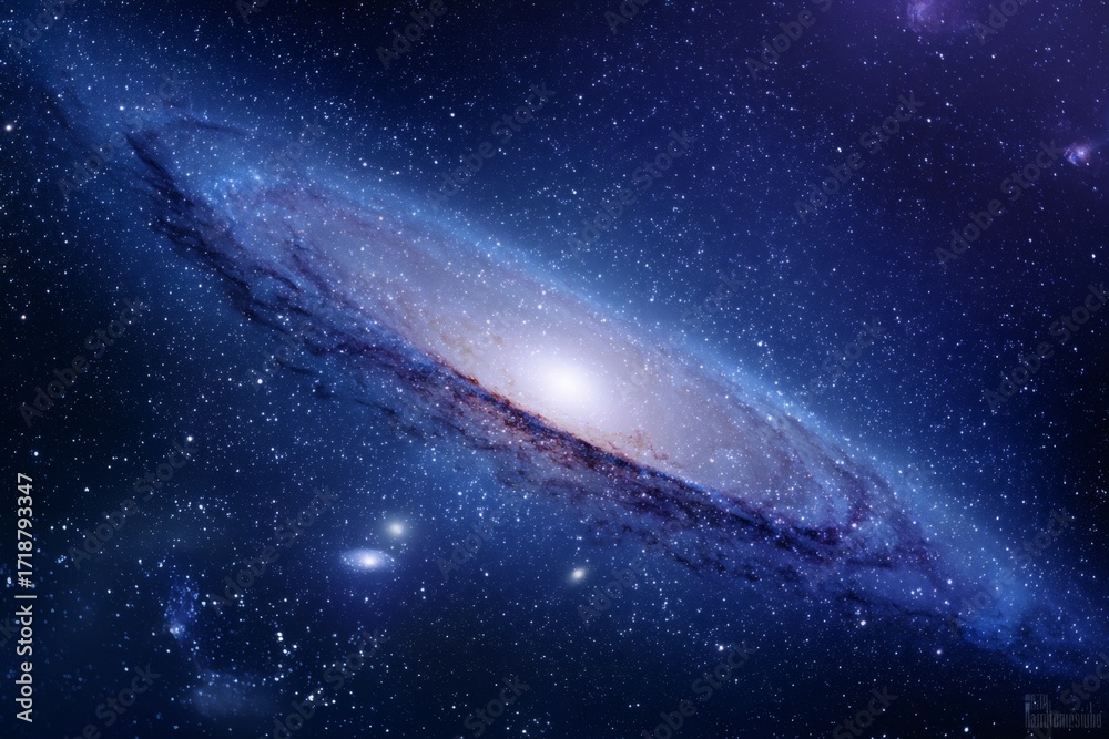 Obraz premium Endless cosmic expanse backdrop