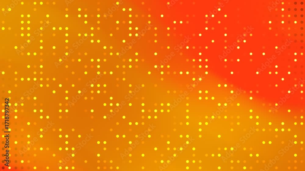 Red orange gradient background with blinking white dots overlay, perfect for posters, digital art, and stylish templates.