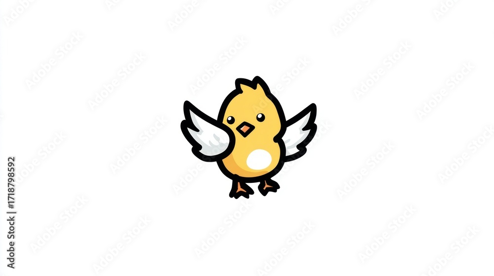 Obraz premium Cute chick illustration