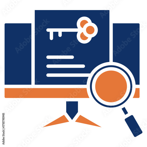 Keywords solid color icon