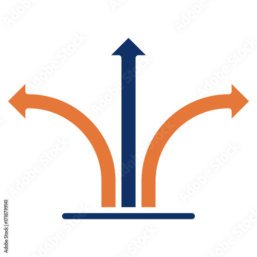 Flexibility solid color icon