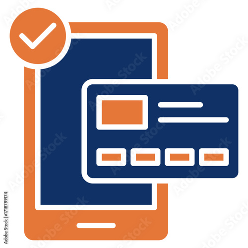 Payment solid color icon