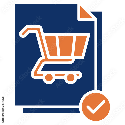 Order solid color icon