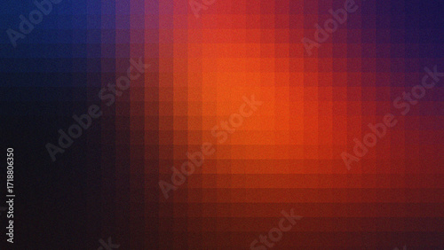 Colorful Mosaic Gradient Background with Grainy Noise Effect
