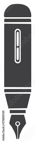 Fountain Pen Silhouette: Refined Writing Instrument Design