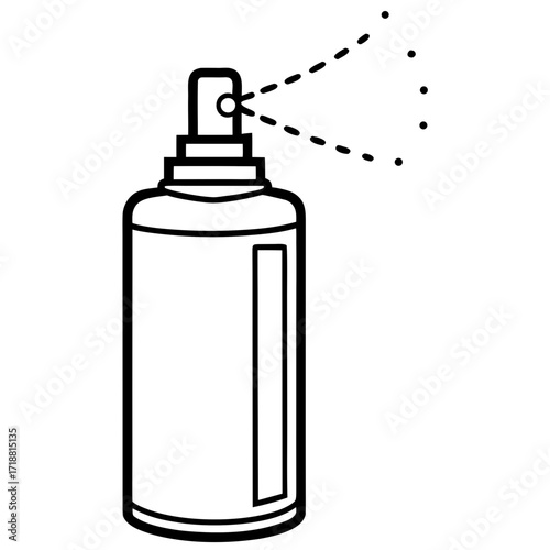 Air Freshener Spray Vector | Printable Fragrance Design Graphic